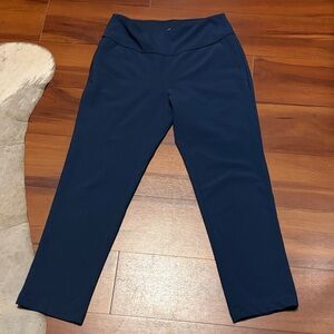 adidas Dark Blue Cropped Pants Sz S